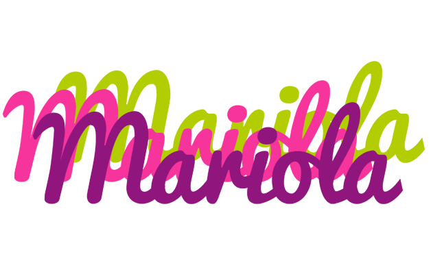 Mariola flowers logo