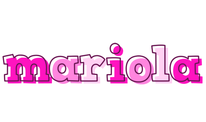Mariola hello logo