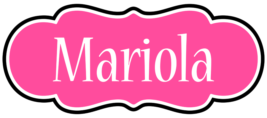 Mariola invitation logo