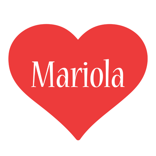 Mariola love logo