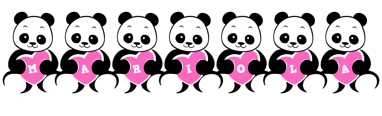 Mariola love-panda logo