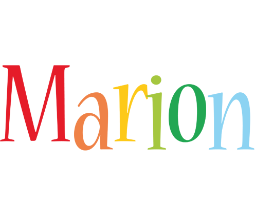 Marion birthday logo