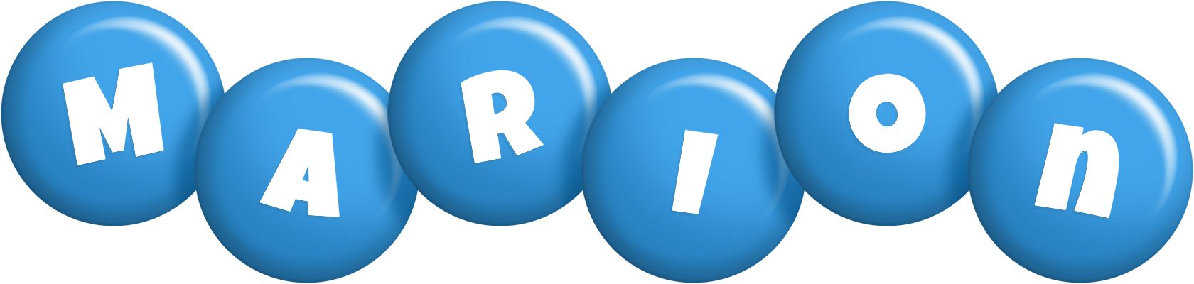 Marion candy-blue logo