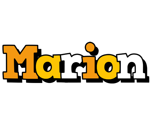 Marion cartoon logo
