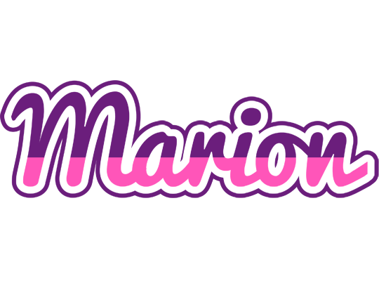 Marion cheerful logo