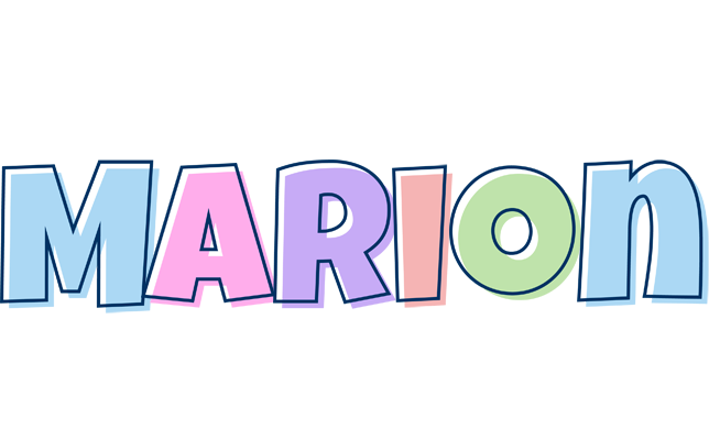 Marion pastel logo