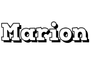 Marion snowing logo