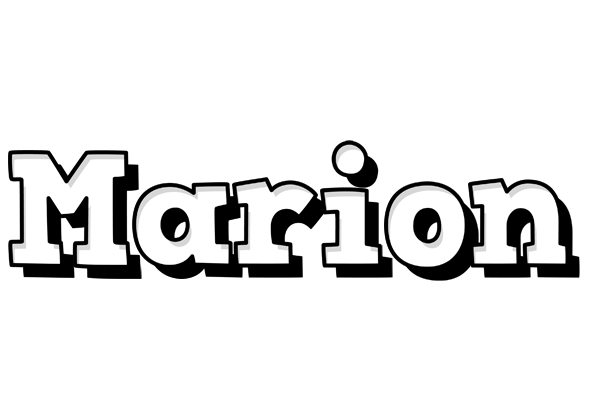Marion snowing logo