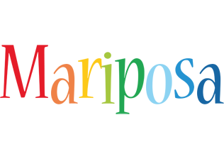 Mariposa birthday logo