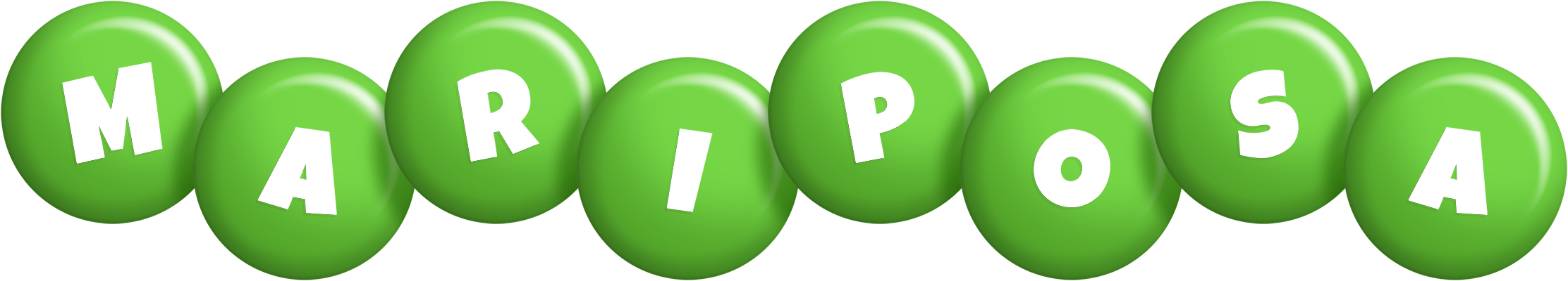 Mariposa candy-green logo
