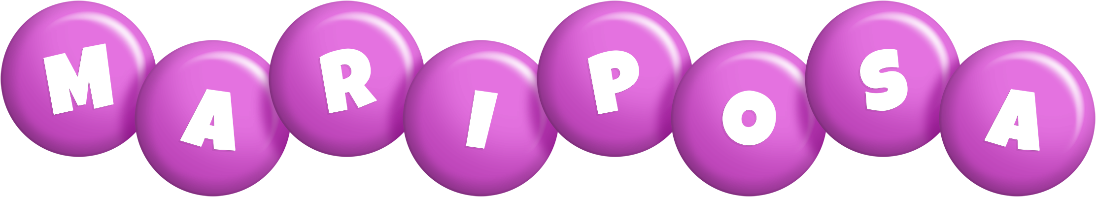 Mariposa candy-purple logo