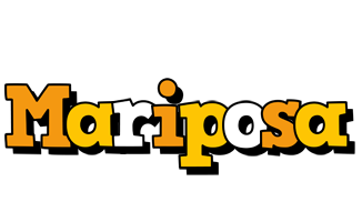 Mariposa cartoon logo