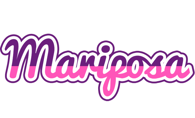 Mariposa cheerful logo
