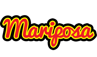 Mariposa fireman logo