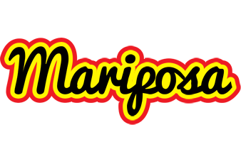 Mariposa flaming logo