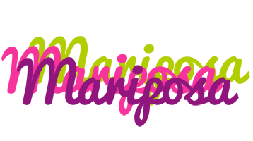 Mariposa flowers logo