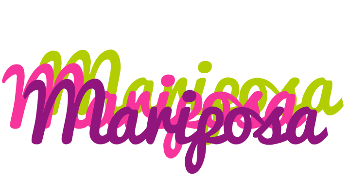 Mariposa flowers logo