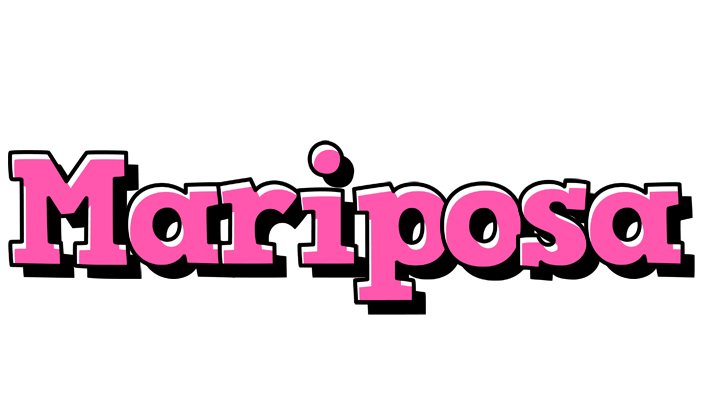 Mariposa girlish logo