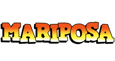 Mariposa sunset logo