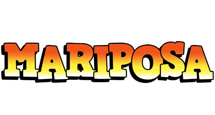 Mariposa sunset logo