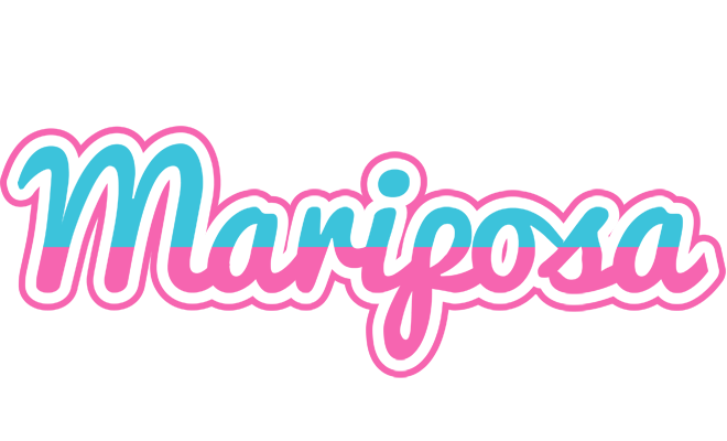 Mariposa woman logo