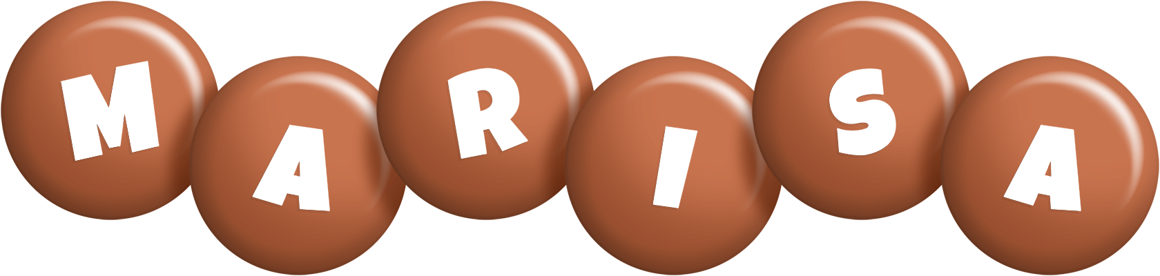 Marisa candy-brown logo