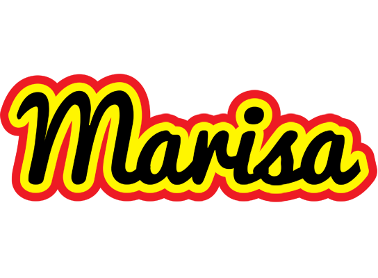 Marisa flaming logo