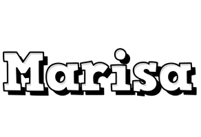 Marisa snowing logo