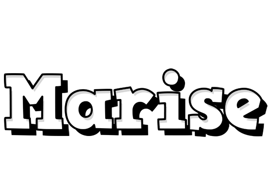 Marise snowing logo