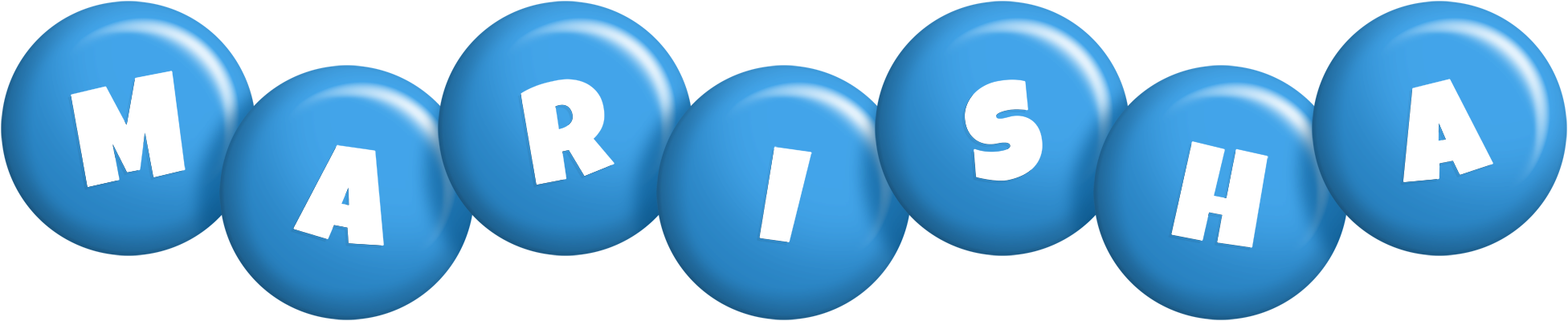 Marisha candy-blue logo