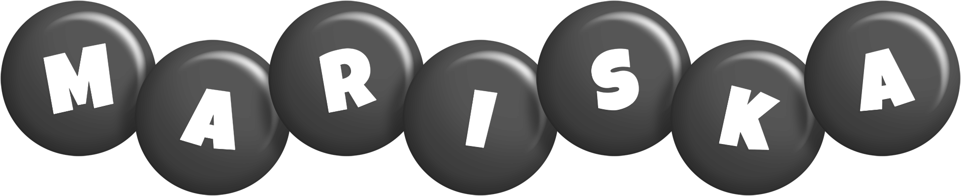 Mariska candy-black logo