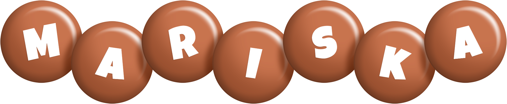 Mariska candy-brown logo