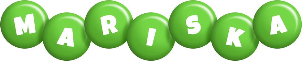 Mariska candy-green logo