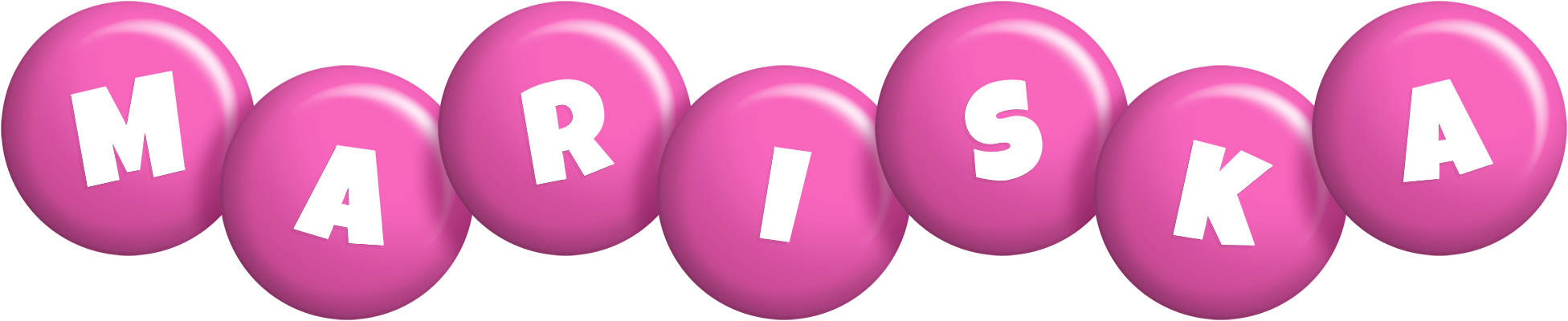 Mariska candy-pink logo