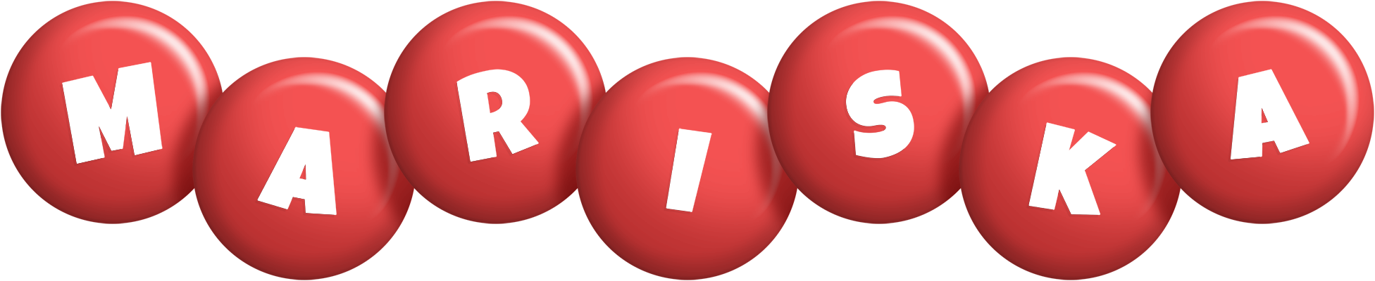 Mariska candy-red logo