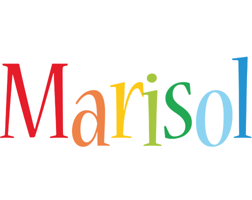 Marisol birthday logo