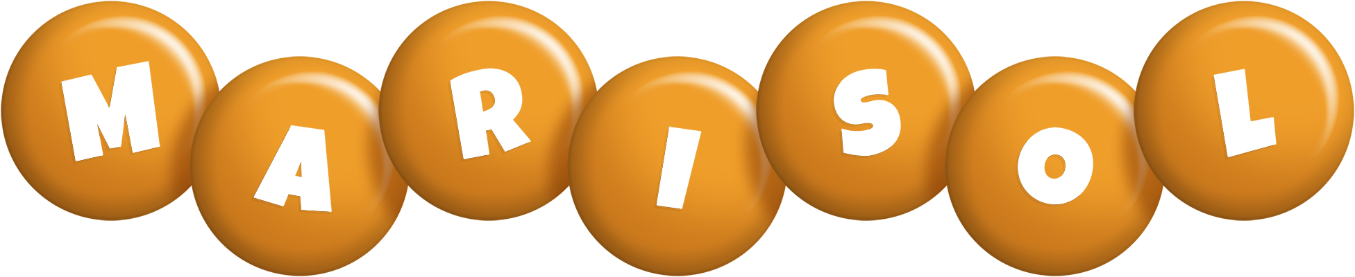 Marisol candy-orange logo