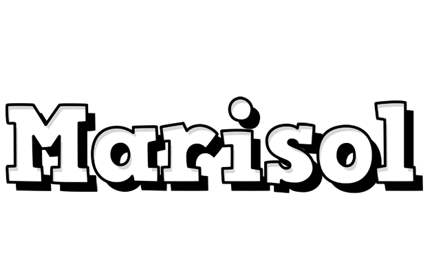Marisol snowing logo