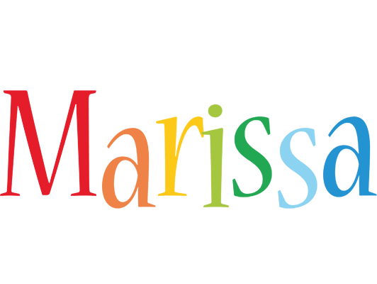 Marissa birthday logo