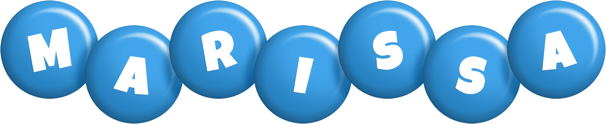 Marissa candy-blue logo
