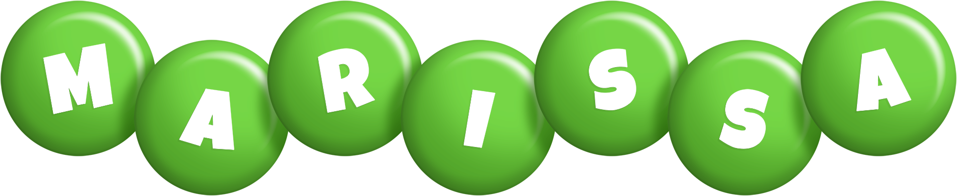 Marissa candy-green logo