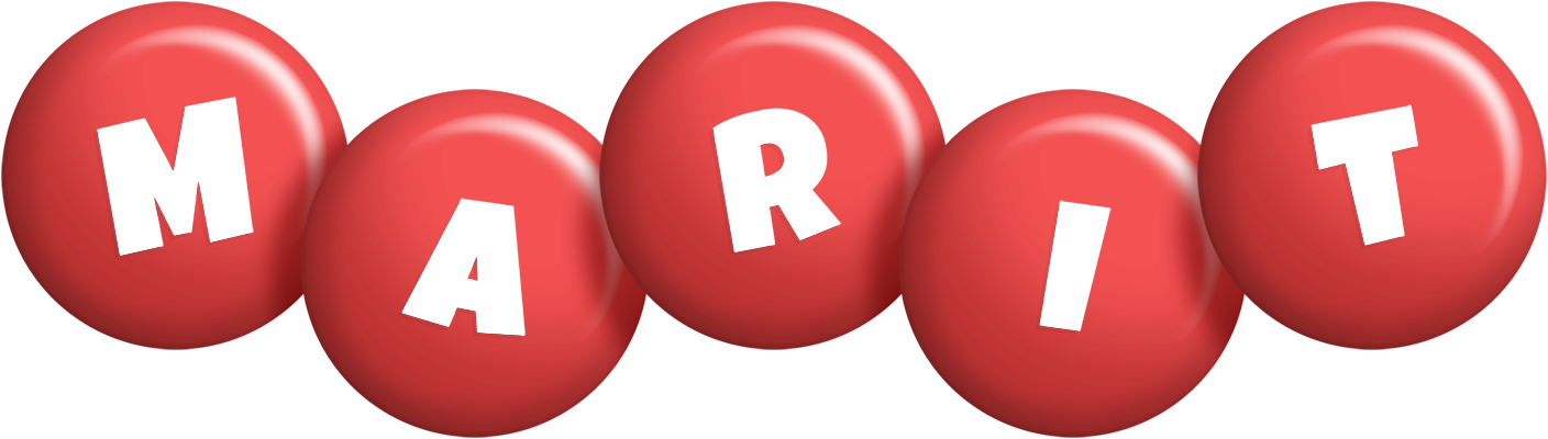 Marit candy-red logo