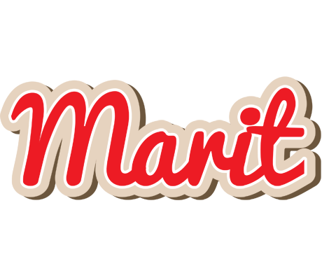 Marit chocolate logo