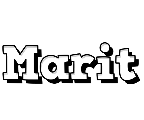 Marit snowing logo