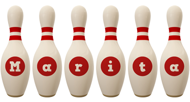 Marita bowling-pin logo