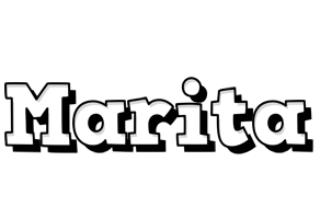 Marita snowing logo