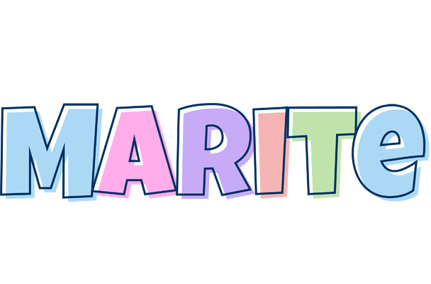 Marite pastel logo