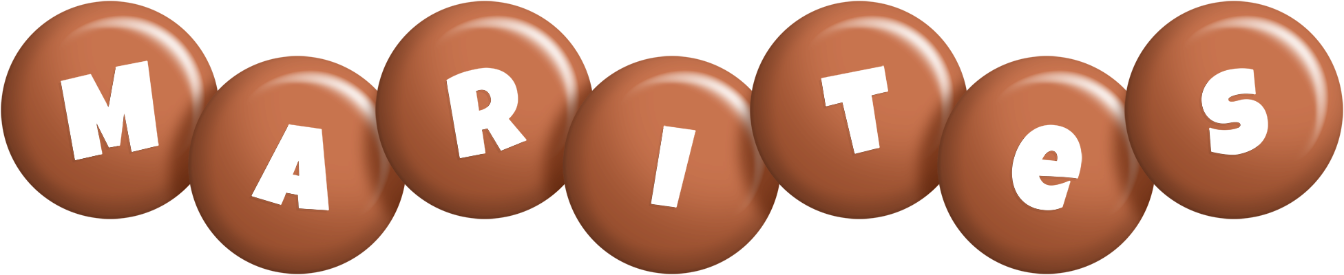 Marites candy-brown logo