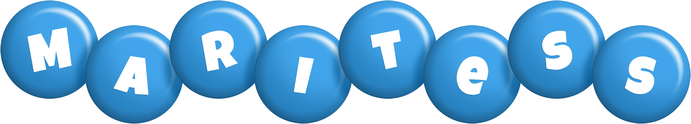 Maritess candy-blue logo