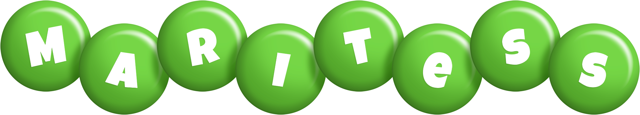 Maritess candy-green logo